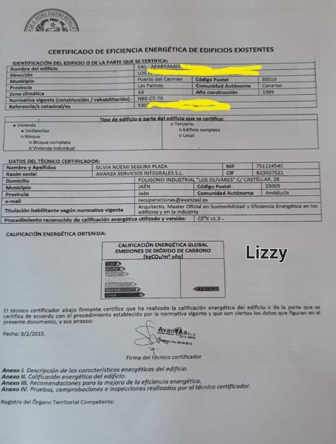 Vivienda Vacacional Lizzy Πουέρτο Ντελ Κάρμεν Εξωτερικό φωτογραφία